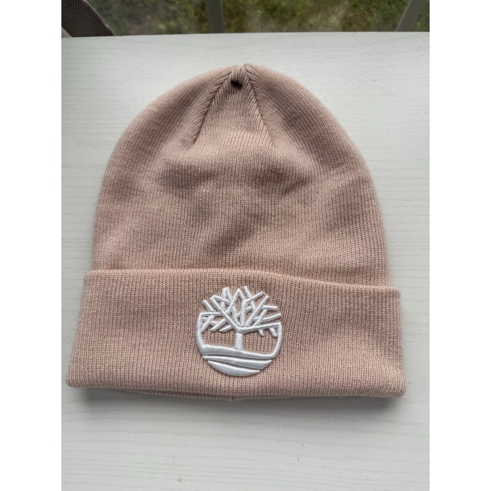 Timberland Beanie Hat Womens One Size Pink Comfy Outdoors NWT